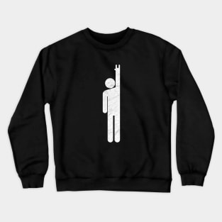 Devil Horns Sign Crewneck Sweatshirt